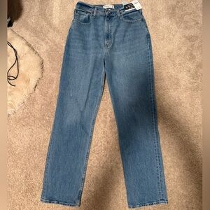 Abercrombie & Fitch Blue Straight Leg Jeans